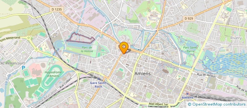 localisation de l'entreprise INDIVISION GIRAUD BRILLANT  AMIENS