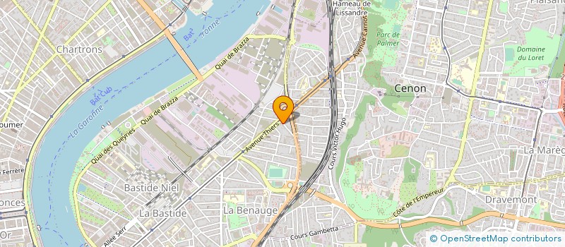 localisation de l'entreprise INDIVISION GIRAUD FROUART  BORDEAUX