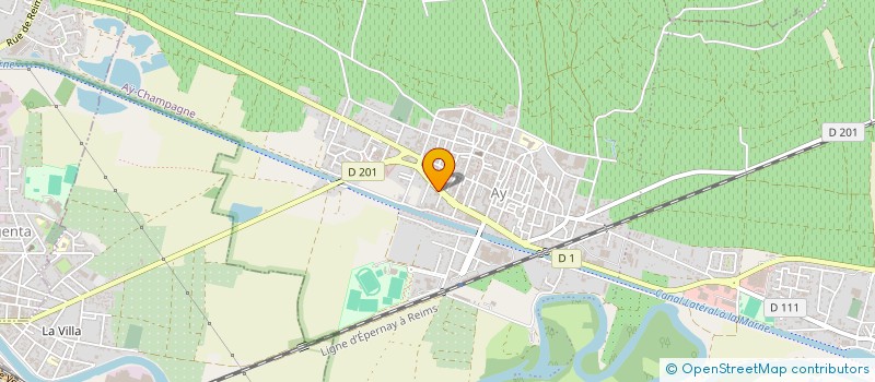 localisation de l'entreprise INDIVISION GIRAUD HENRI  AY-CHAMPAGNE