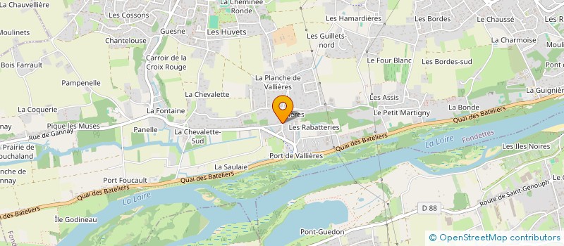 localisation de l'entreprise INDIVISION GIRAULT DOMINIQUE ET CLAUDE à FONDETTES