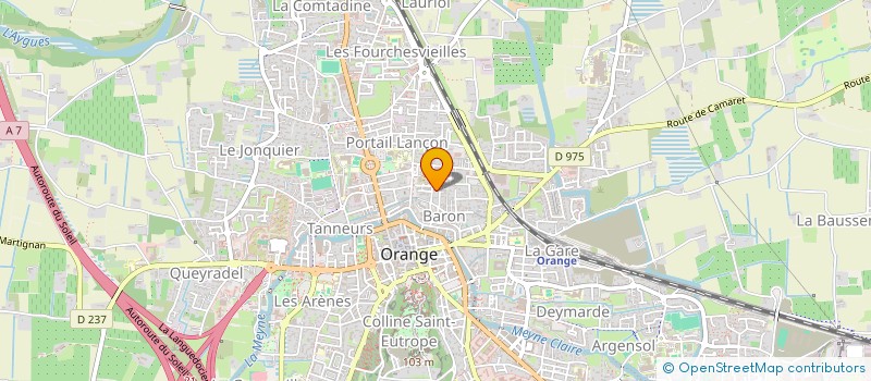 localisation de l'entreprise INDIVISION GIROD FRANCOIS ET MICHEL  ORANGE