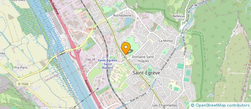 localisation de l'entreprise INDIVISION GIROUD HENRI  SAINT-EGREVE