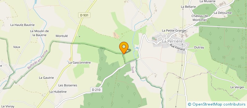 localisation de l'entreprise INDIVISION GIROUX à BELLEME