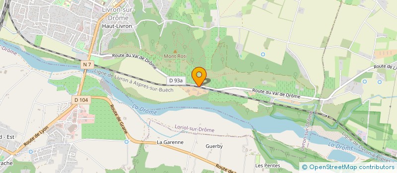 localisation de l'entreprise INDIVISION GIROUY / LEONCINI DAVID ET NOEMIE  LIVRON-SUR-DROME