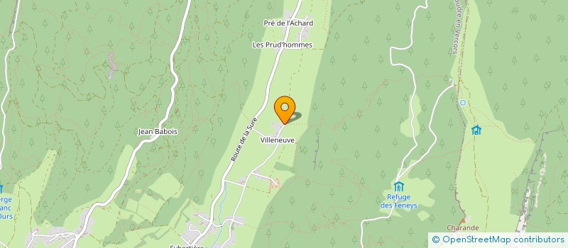 localisation de l'entreprise INDIVISION GIRY-CHATAIN  AUTRANS-MEAUDRE EN VERCORS