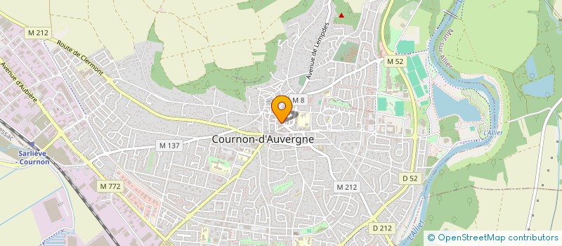 localisation de l'entreprise INDIVISION GISBERT  COURNON-D'AUVERGNE