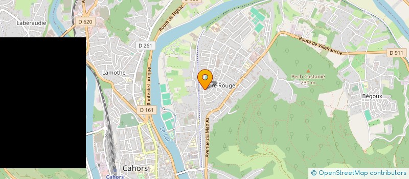 localisation de l'entreprise INDIVISION GIUSTRANTI GUERIN  CAHORS