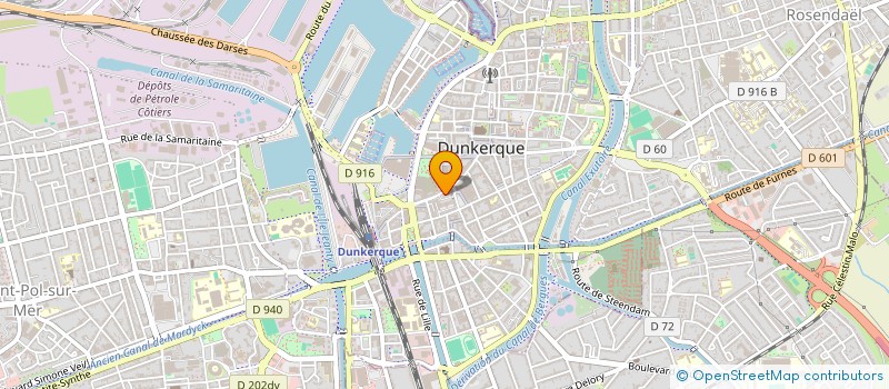 localisation de l'entreprise INDIVISION GLADSTEIN à DUNKERQUE