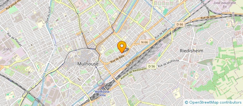 localisation de l'entreprise INDIVISION GLAX  MULHOUSE