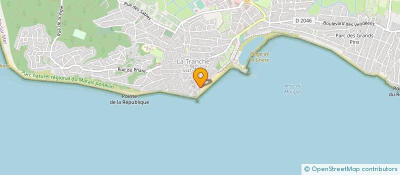 localisation de l'entreprise INDIVISION GLEMAS GUICHETEAU à LA TRANCHE-SUR-MER