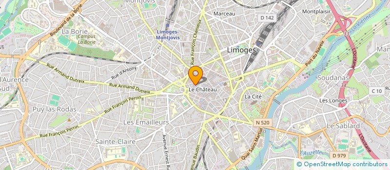 localisation de l'entreprise INDIVISION GLISE MARCELLE & CHRISTIAN à LIMOGES