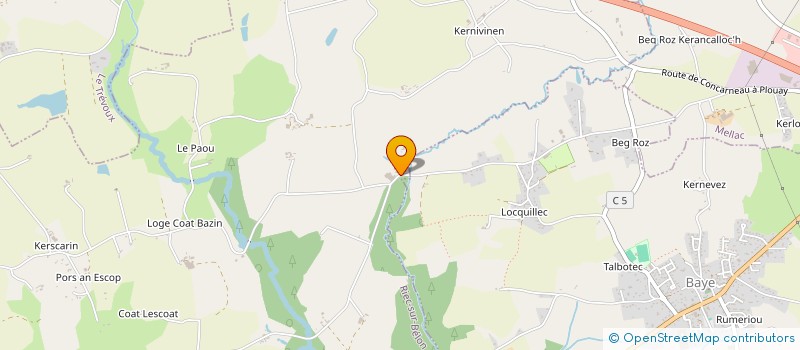 localisation de l'entreprise INDIVISION GOAPPER JEAN-MICHEL  RIEC-SUR-BELON