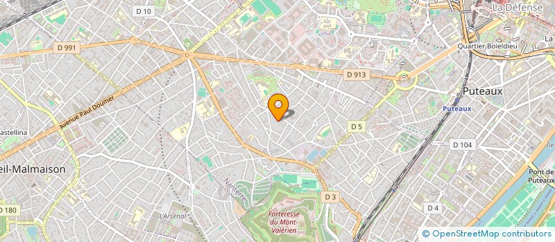 localisation de l'entreprise INDIVISION GOASGUEN BEYER  NANTERRE