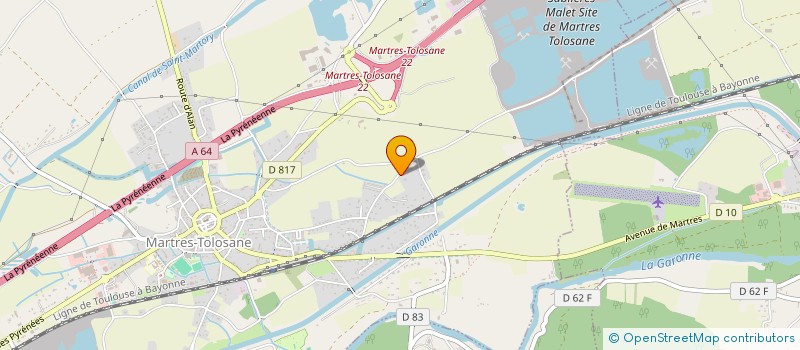 localisation de l'entreprise INDIVISION GOBET  MARTRES-TOLOSANE