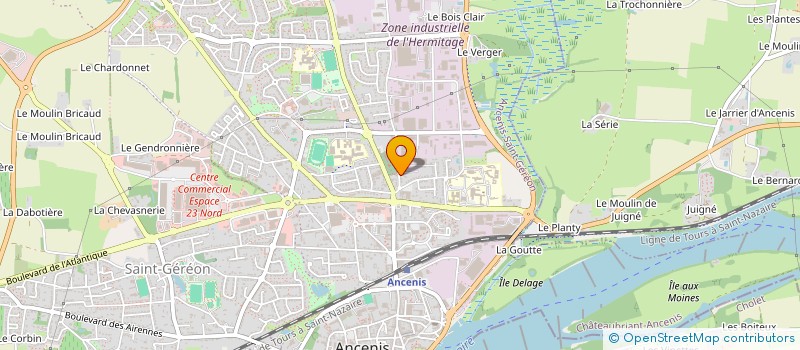 localisation de l'entreprise INDIVISION GODARD  ANCENIS-SAINT-GEREON