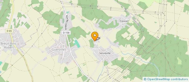 localisation de l'entreprise INDIVISION GODDARD REBULET  GUERVILLE