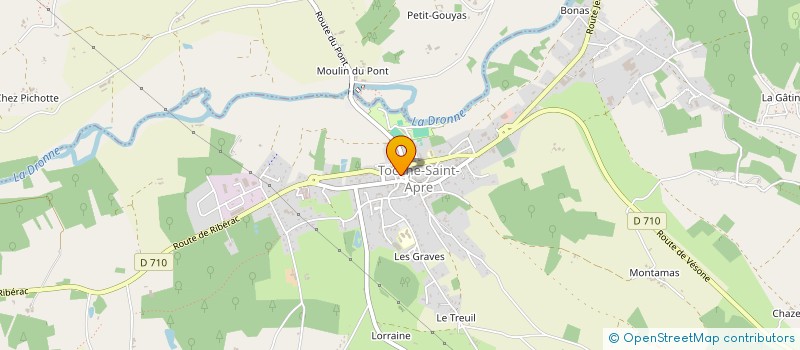 localisation de l'entreprise INDIVISION GODDET  CREYSSAC