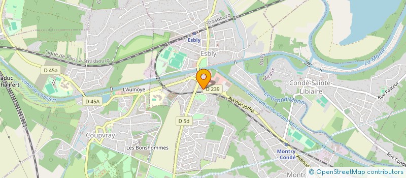 localisation de l'entreprise INDIVISION GODET-JAFFRENOU à ESBLY
