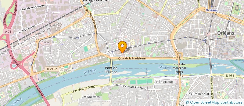 localisation de l'entreprise INDIVISION GODIN FOUCAULT à ORLEANS