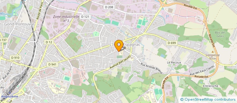 localisation de l'entreprise INDIVISION GODINHO DAS EIRAS  L'ISLE-D'ESPAGNAC