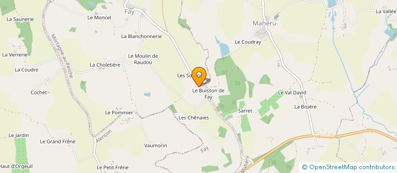 localisation de l'entreprise INDIVISION GODRON à FAY