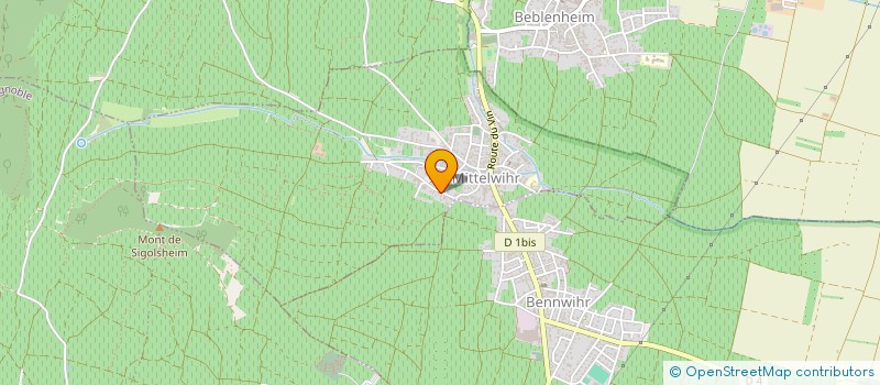 localisation de l'entreprise INDIVISION GOEHRS à MITTELWIHR