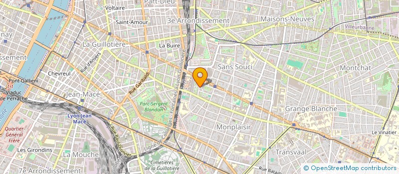 localisation de l'entreprise INDIVISION GOENS PONS  LYON