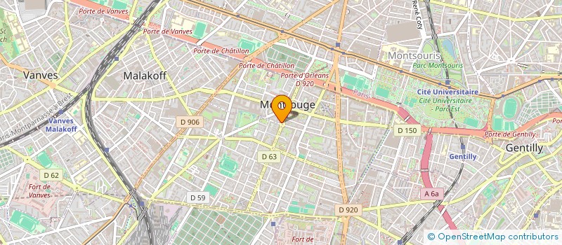 localisation de l'entreprise INDIVISION GOIRAND  MONTROUGE