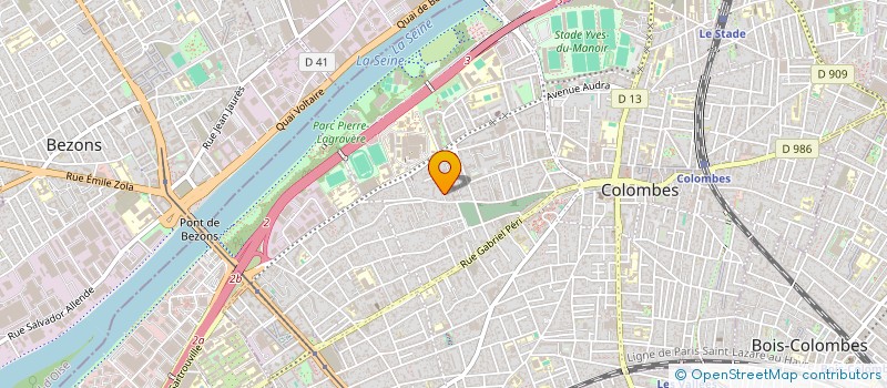 localisation de l'entreprise INDIVISION GOLDCHER à COLOMBES