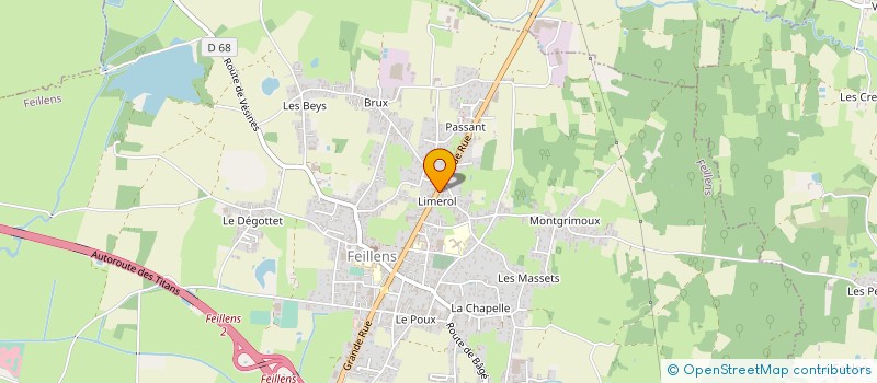 localisation de l'entreprise INDIVISION GOLLIN  FEILLENS