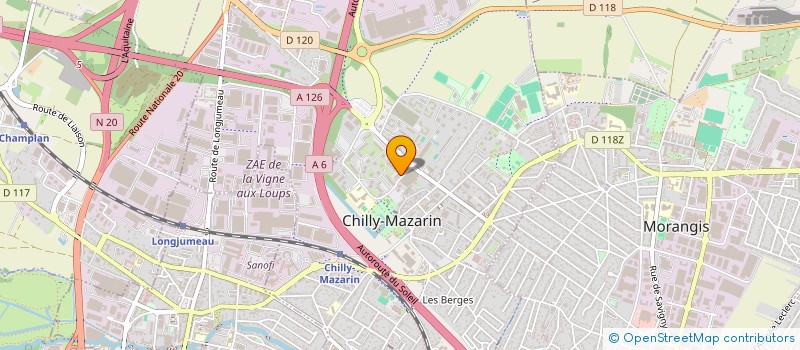 localisation de l'entreprise INDIVISION GOMIS  CHILLY-MAZARIN