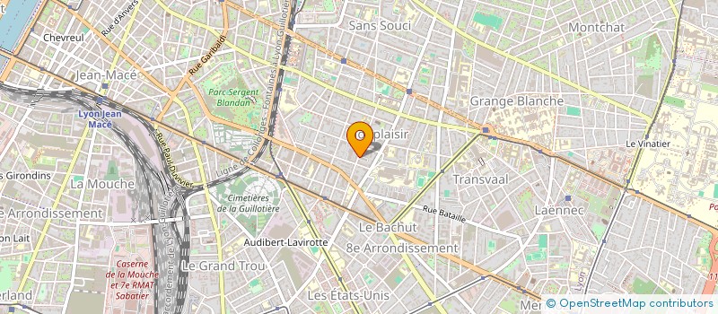 localisation de l'entreprise INDIVISION GONNET FRANCOIS  LYON 8EME