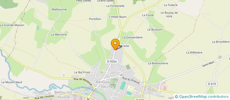localisation de l'entreprise INDIVISION GONSARD à REMALARD-EN-PERCHE