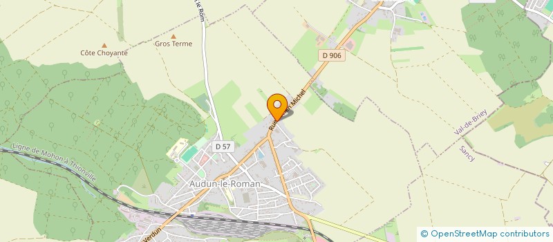 localisation de l'entreprise INDIVISION GONZALEZ LILIAN ET MENDES RAQUEL  AUDUN-LE-ROMAN