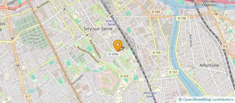 localisation de l'entreprise INDIVISION GONZALEZ MARTIN  IVRY-SUR-SEINE