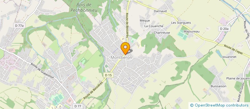 localisation de l'entreprise INDIVISION GOORDEN*NOLLET NADINE à MONTBERON