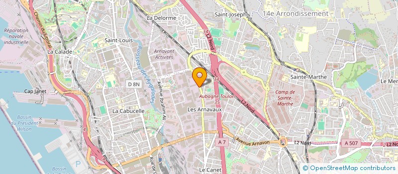 localisation de l'entreprise INDIVISION GORLIER à MARSEILLE