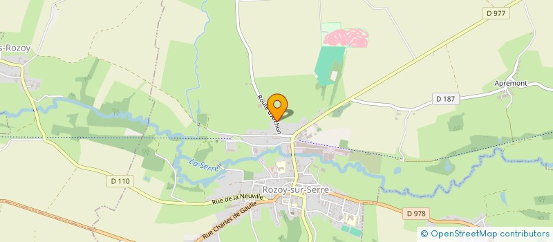 localisation de l'entreprise INDIVISION GOSSET à ROZOY-SUR-SERRE