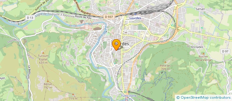 localisation de l'entreprise INDIVISION GOUARDE  LOURDES