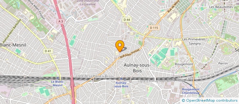 localisation de l'entreprise INDIVISION GOUDAL/VURRO à AULNAY-SOUS-BOIS