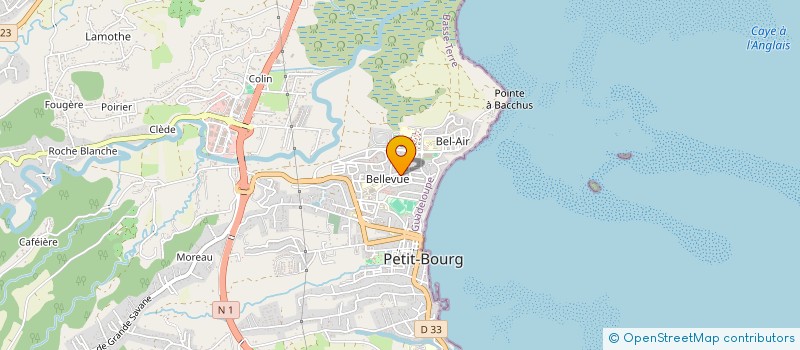 localisation de l'entreprise INDIVISION GOUDOU ROSNEL à PETIT-BOURG