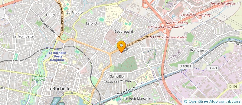 localisation de l'entreprise INDIVISION GOUDOUR/COUTEREEL  LA ROCHELLE