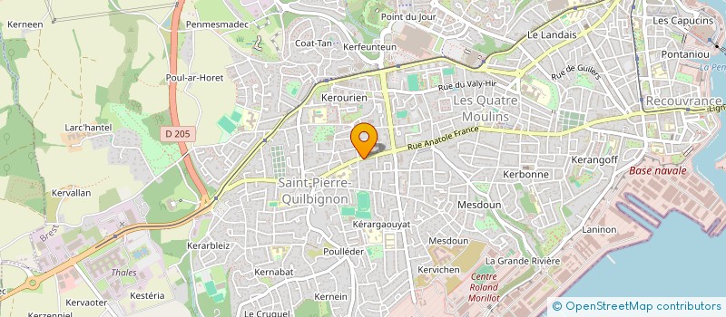 localisation de l'entreprise INDIVISION GOUERE SEROC à BREST