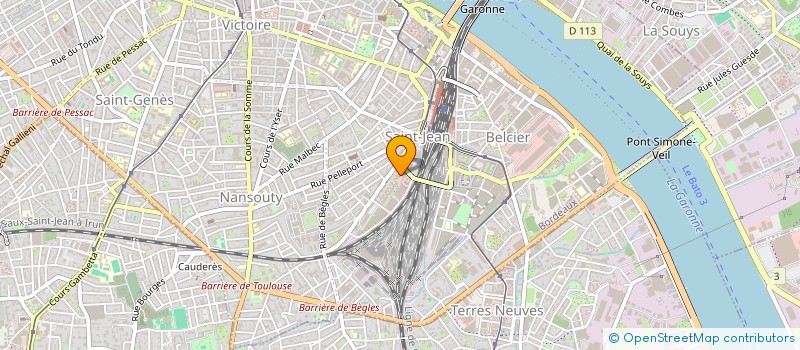 localisation de l'entreprise INDIVISION GOUILLOU-JUNGSUN  BORDEAUX