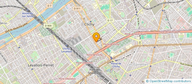 localisation de l'entreprise INDIVISION GOUJON à CLICHY
