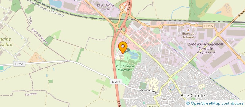 localisation de l'entreprise INDIVISION GOULAMALY  BRIE COMTE ROBERT