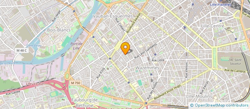 localisation de l'entreprise INDIVISION GOULAMHOUSSEN KRETZ à LILLE