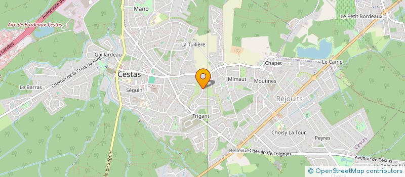 localisation de l'entreprise INDIVISION GOULET  CESTAS