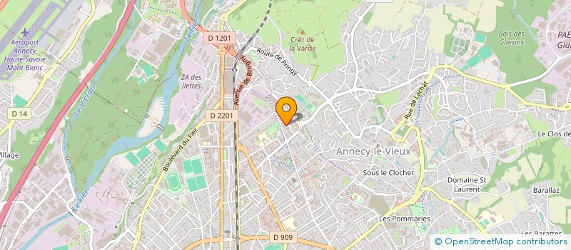 localisation de l'entreprise INDIVISION GOUPIL à ANNECY