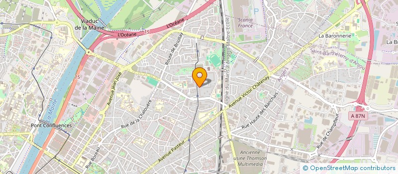 localisation de l'entreprise INDIVISION GOUPILLE LEBRETON à ANGERS